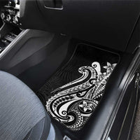Kia Orana Cook Islands Car Mats Kerekere Plumeria Tropical Waves - Polynesian Pride