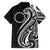 Kia Orana Cook Islands Family Matching Off Shoulder Short Dress and Hawaiian Shirt Kerekere Plumeria Tropical Waves - Polynesian Pride