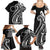 Kia Orana Cook Islands Family Matching Summer Maxi Dress and Hawaiian Shirt Kerekere Plumeria Tropical Waves - Polynesian Pride