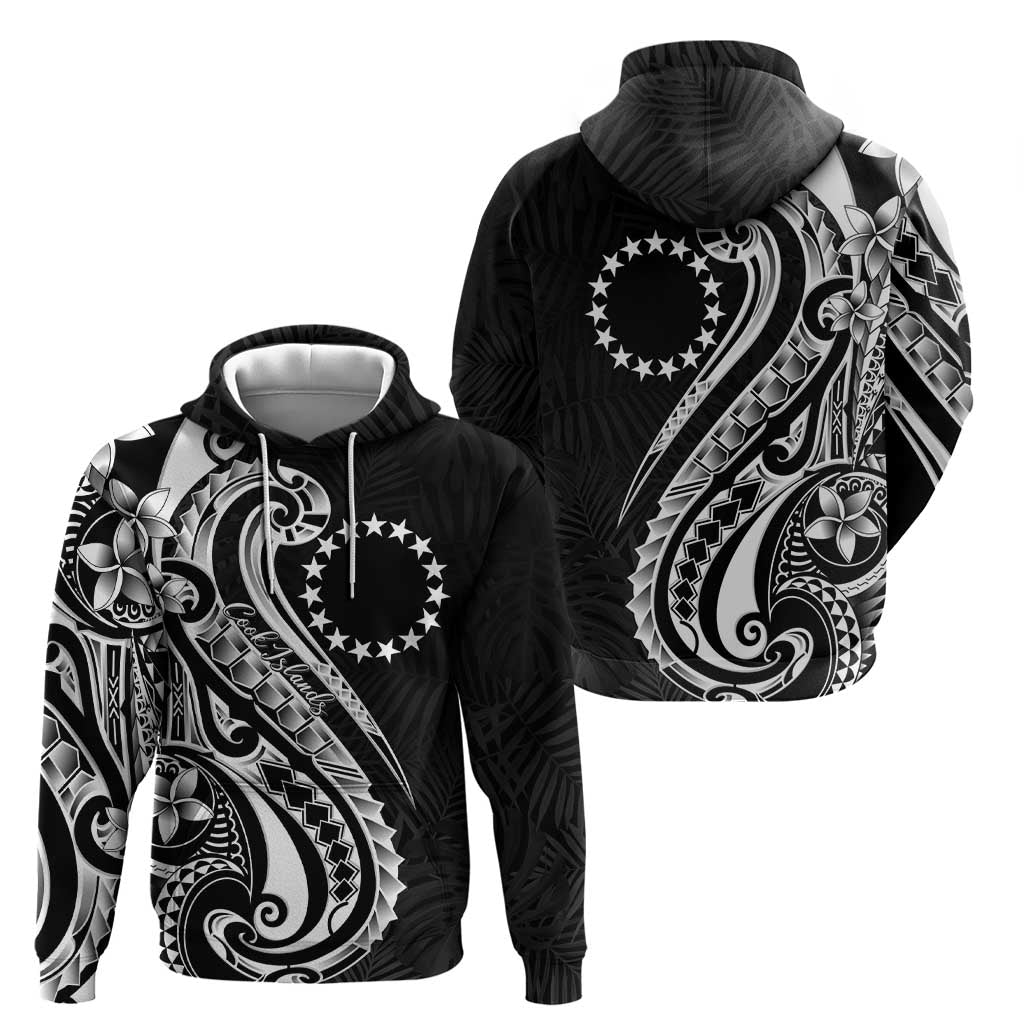 Kia Orana Cook Islands Hoodie Kerekere Plumeria Tropical Waves - Polynesian Pride