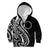 Kia Orana Cook Islands Kid Hoodie Kerekere Plumeria Tropical Waves - Polynesian Pride