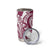 Kia Orana Cook Islands Tumbler Cup Maroon Plumeria Tropical Waves - Polynesian Pride