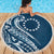 Kia Orana Cook Islands Beach Blanket Auika Plumeria Tropical Waves - Polynesian Pride