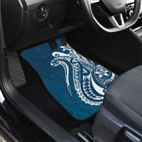 Kia Orana Cook Islands Car Mats Auika Plumeria Tropical Waves - Polynesian Pride