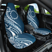 Kia Orana Cook Islands Car Seat Cover Auika Plumeria Tropical Waves - Polynesian Pride