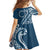 Kia Orana Cook Islands Family Matching Summer Maxi Dress and Hawaiian Shirt Auika Plumeria Tropical Waves - Polynesian Pride