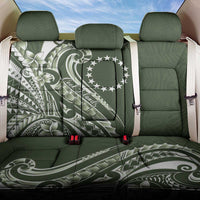 Kia Orana Cook Islands Back Car Seat Cover Matie Plumeria Tropical Waves - Polynesian Pride