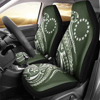 Kia Orana Cook Islands Car Seat Cover Matie Plumeria Tropical Waves - Polynesian Pride