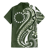 Kia Orana Cook Islands Family Matching Mermaid Dress and Hawaiian Shirt Matie Plumeria Tropical Waves - Polynesian Pride