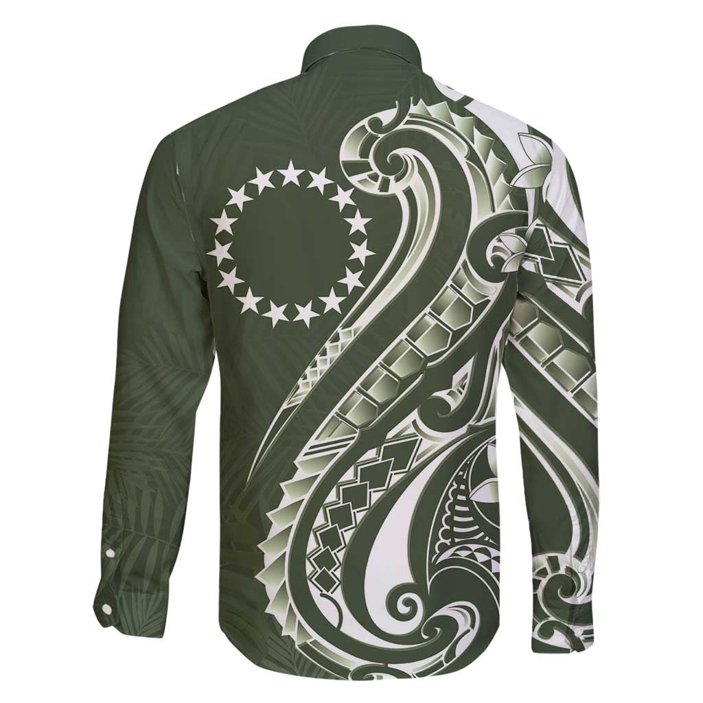 Kia Orana Cook Islands Family Matching Puletasi and Hawaiian Shirt Matie Plumeria Tropical Waves - Polynesian Pride