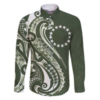 Kia Orana Cook Islands Family Matching Summer Maxi Dress and Hawaiian Shirt Matie Plumeria Tropical Waves - Polynesian Pride