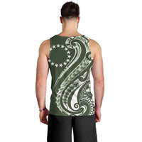 Kia Orana Cook Islands Men Tank Top Matie Plumeria Tropical Waves - Polynesian Pride