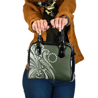 Kia Orana Cook Islands Shoulder Handbag Matie Plumeria Tropical Waves - Polynesian Pride