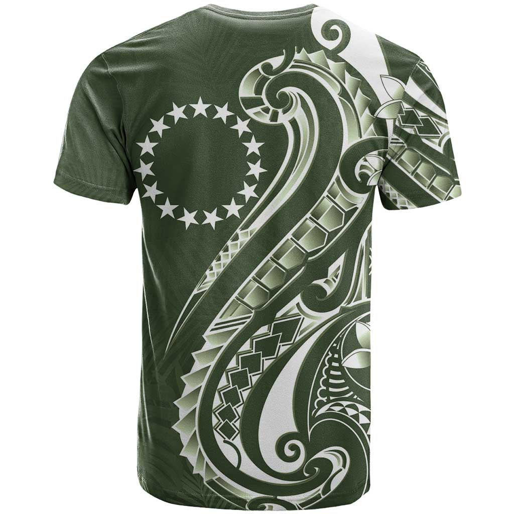 Kia Orana Cook Islands T Shirt Matie Plumeria Tropical Waves - Polynesian Pride