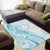 Kia Orana Cook Islands Area Rug Moana Plumeria Tropical Waves - Polynesian Pride