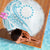 Kia Orana Cook Islands Beach Blanket Moana Plumeria Tropical Waves - Polynesian Pride