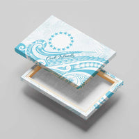 Kia Orana Cook Islands Canvas Wall Art Moana Plumeria Tropical Waves - Polynesian Pride