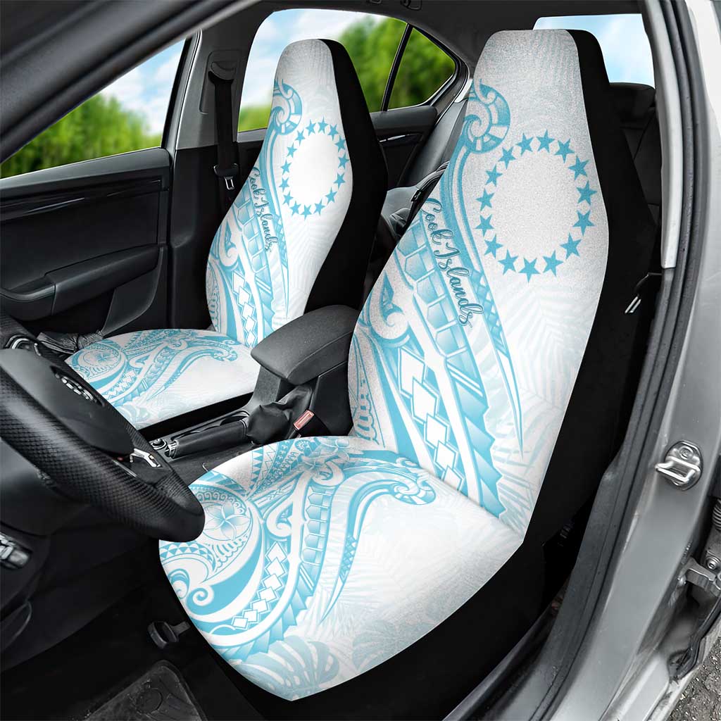 Kia Orana Cook Islands Car Seat Cover Moana Plumeria Tropical Waves - Polynesian Pride