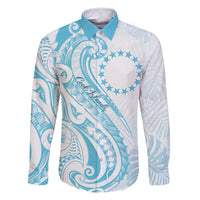 Kia Orana Cook Islands Family Matching Mermaid Dress and Hawaiian Shirt Moana Plumeria Tropical Waves - Polynesian Pride