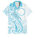 Kia Orana Cook Islands Family Matching Tank Maxi Dress and Hawaiian Shirt Moana Plumeria Tropical Waves - Polynesian Pride