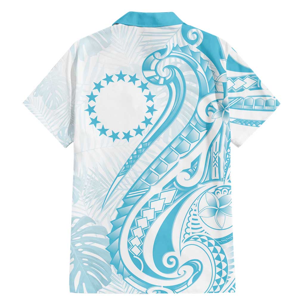 Kia Orana Cook Islands Hawaiian Shirt Moana Plumeria Tropical Waves - Polynesian Pride