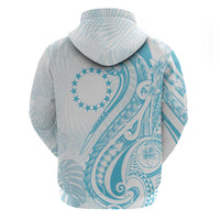 Kia Orana Cook Islands Hoodie Moana Plumeria Tropical Waves - Polynesian Pride