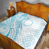 Kia Orana Cook Islands Quilt Moana Plumeria Tropical Waves - Polynesian Pride