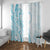 Kia Orana Cook Islands Window Curtain Moana Plumeria Tropical Waves - Polynesian Pride