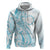 Kia Orana Cook Islands Zip Hoodie Moana Plumeria Tropical Waves - Polynesian Pride