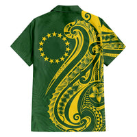 Kia Orana Cook Islands Family Matching Long Sleeve Bodycon Dress and Hawaiian Shirt Plumeria Tropical Waves - Polynesian Pride