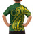 Kia Orana Cook Islands Family Matching Off The Shoulder Long Sleeve Dress and Hawaiian Shirt Plumeria Tropical Waves - Polynesian Pride
