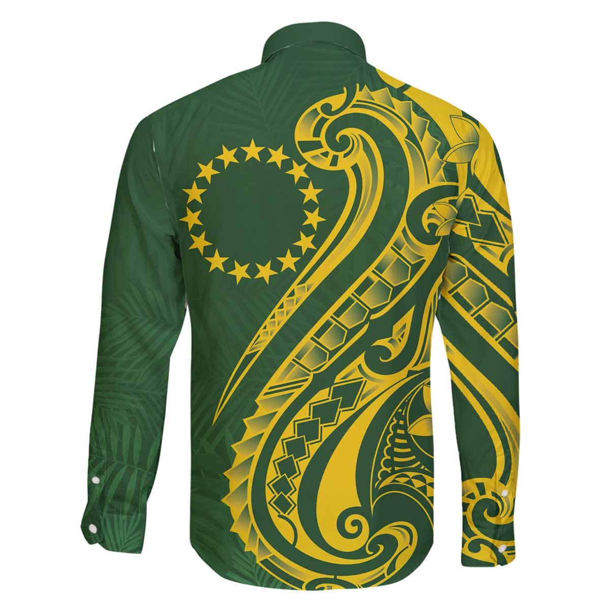 Kia Orana Cook Islands Family Matching Off The Shoulder Long Sleeve Dress and Hawaiian Shirt Plumeria Tropical Waves - Polynesian Pride