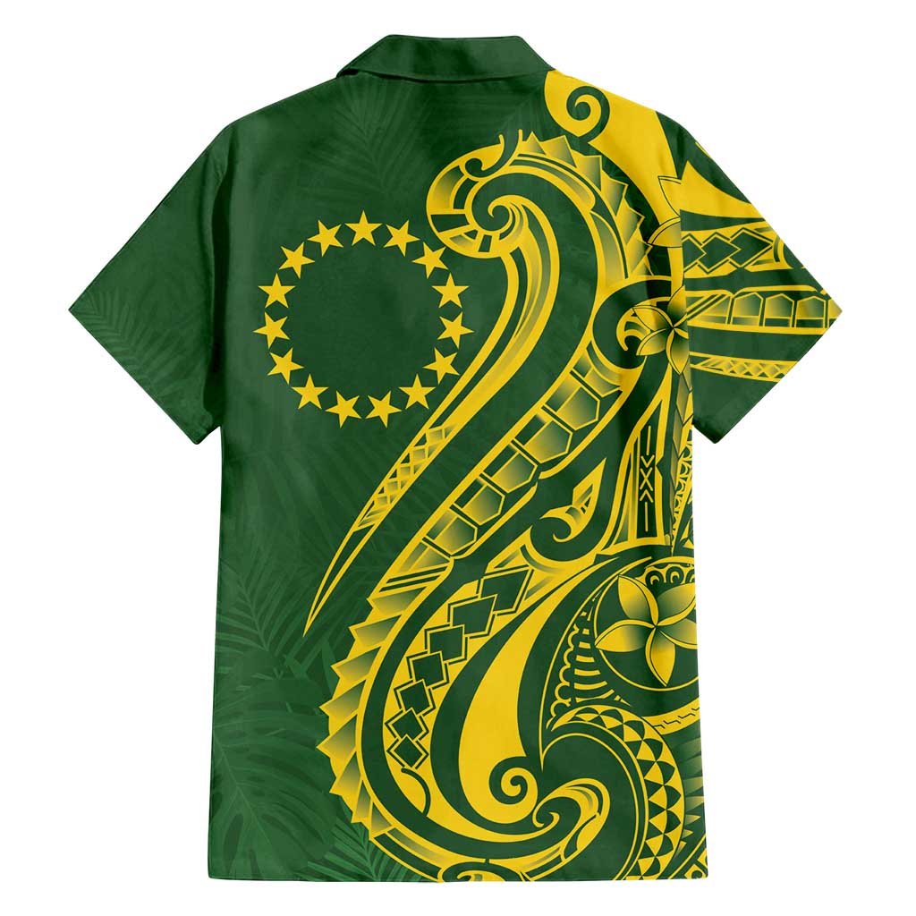 Kia Orana Cook Islands Family Matching Puletasi and Hawaiian Shirt Plumeria Tropical Waves - Polynesian Pride