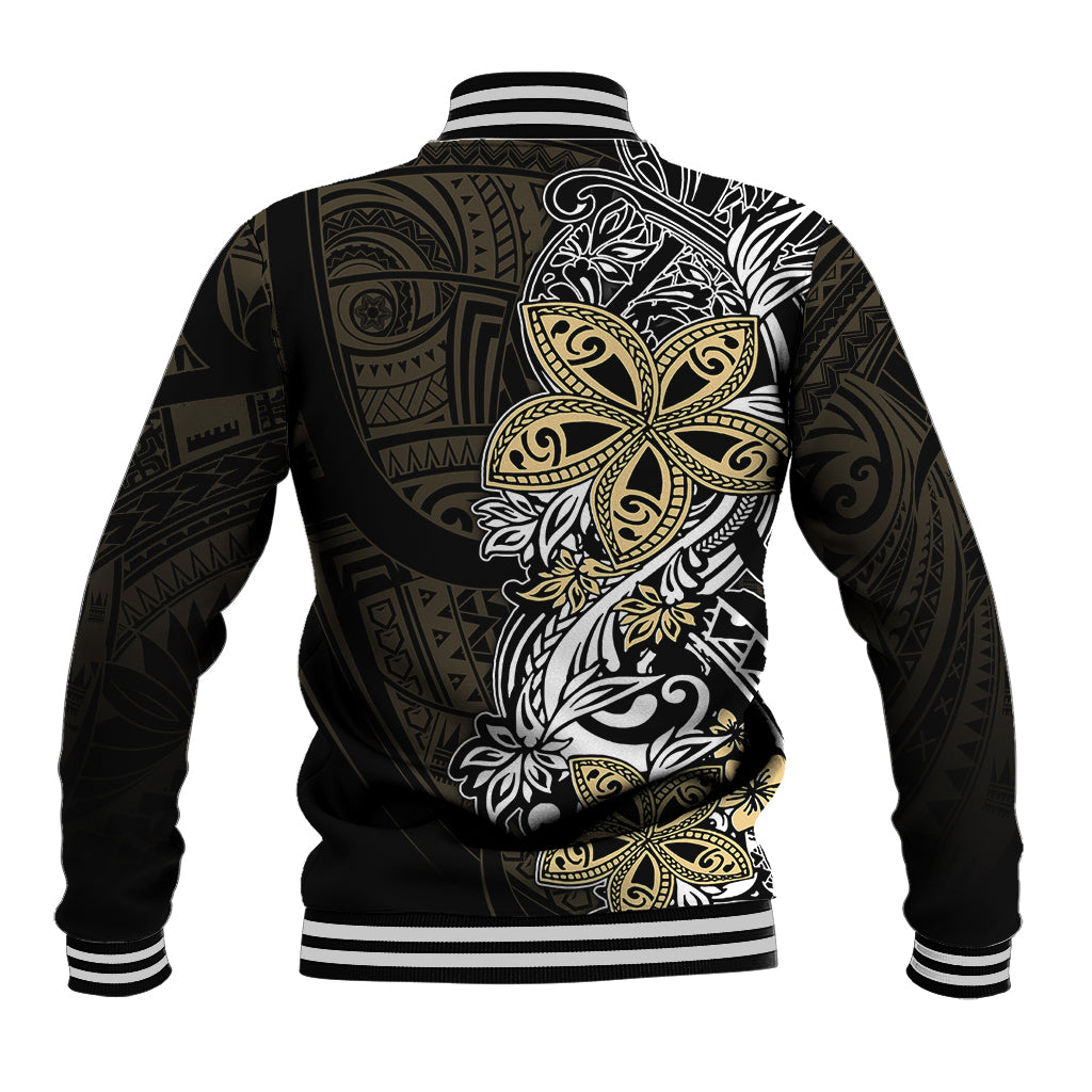 Polynesian Pride Baseball Jacket Tiare With Plumeria Mix Style LT7 - Polynesian Pride
