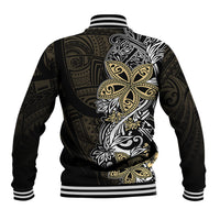 Polynesian Pride Baseball Jacket Tiare With Plumeria Mix Style LT7 - Polynesian Pride