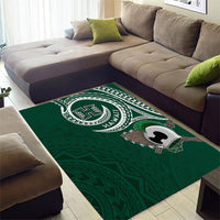Hawaii Rainbow Warriors Alumni Area Rug Ti Maile Lei - Glory For The Warriors