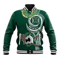 Hawaii Rainbow Warriors Alumni Personalized Baseball Jacket Ti Maile Lei - Glory For The Warriors