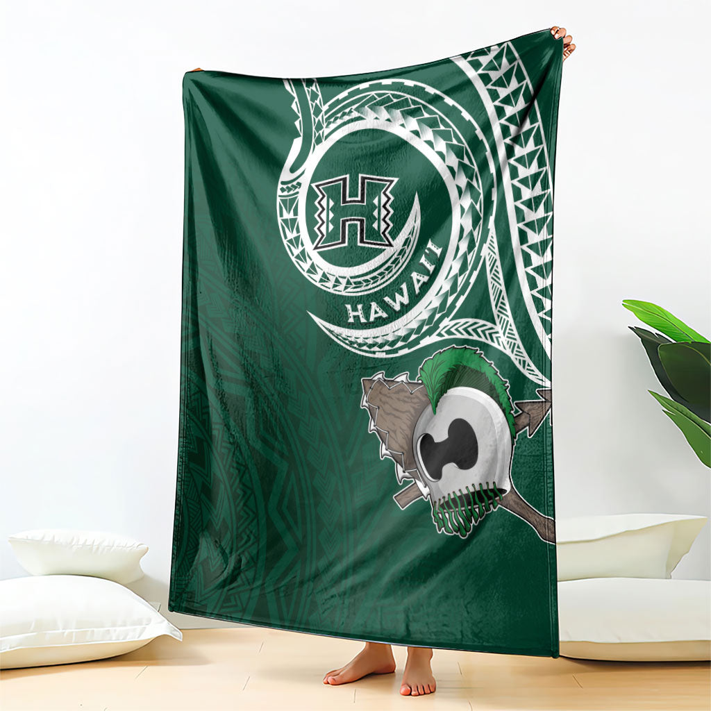 Hawaii Rainbow Warriors Alumni Blanket Ti Maile Lei - Glory For The Warriors