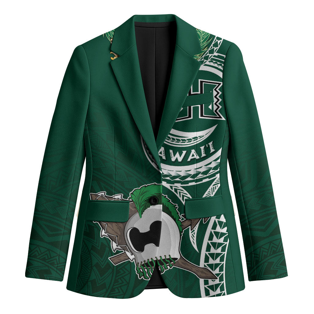 Hawaii Rainbow Warriors Alumni Personalized Blazer Ti Maile Lei - Glory For The Warriors