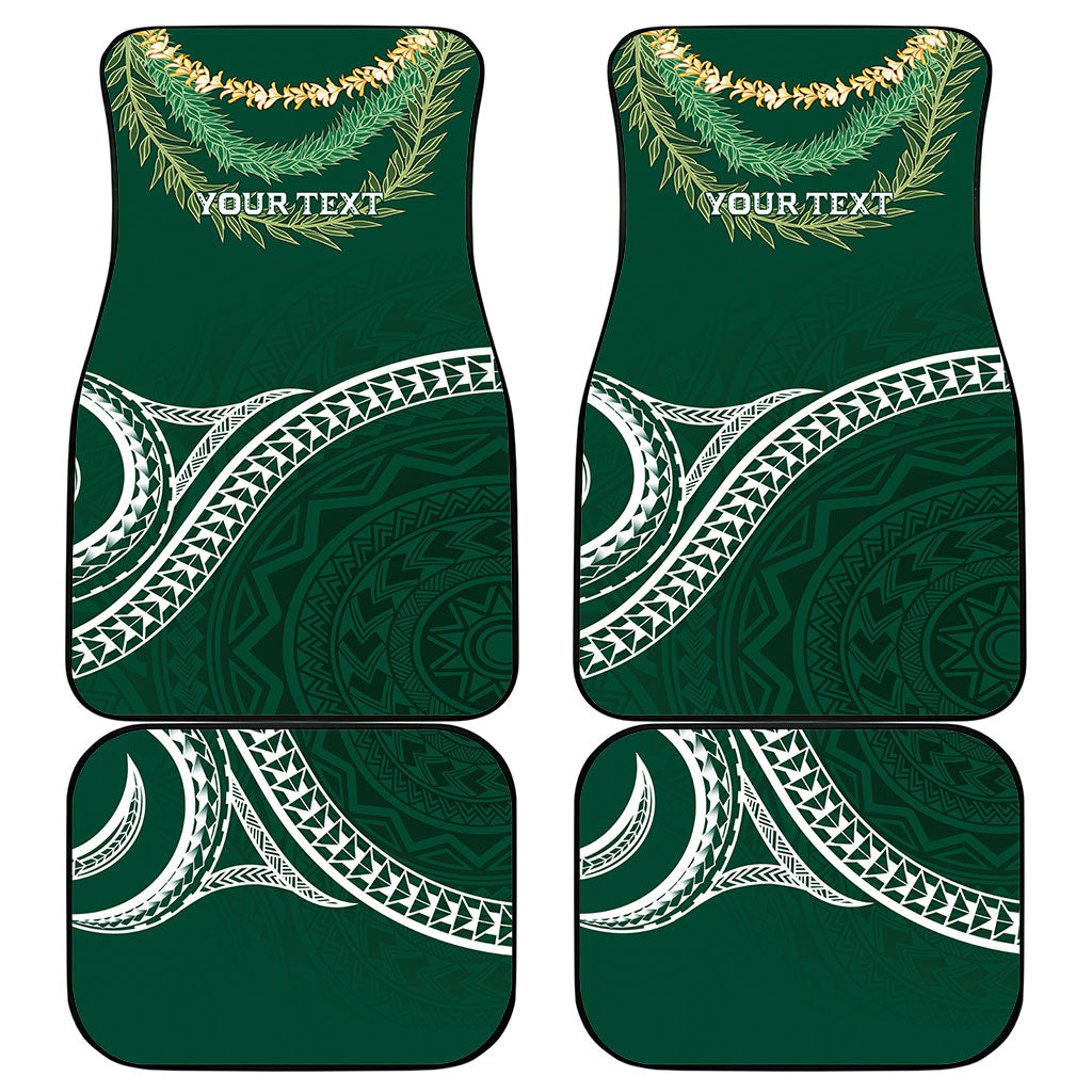 Hawaii Rainbow Warriors Alumni Personalized Car Mats Ti Maile Lei - Glory For The Warriors
