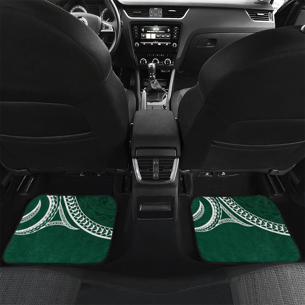 Hawaii Rainbow Warriors Alumni Personalized Car Mats Ti Maile Lei - Glory For The Warriors