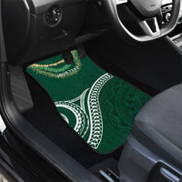 Hawaii Rainbow Warriors Alumni Personalized Car Mats Ti Maile Lei - Glory For The Warriors