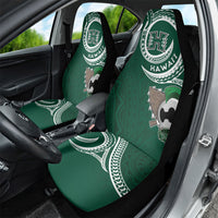 Hawaii Rainbow Warriors Alumni Car Seat Cover Ti Maile Lei - Glory For The Warriors