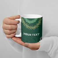 Hawaii Rainbow Warriors Alumni Personalized Ceramic Mug Ti Maile Lei - Glory For The Warriors