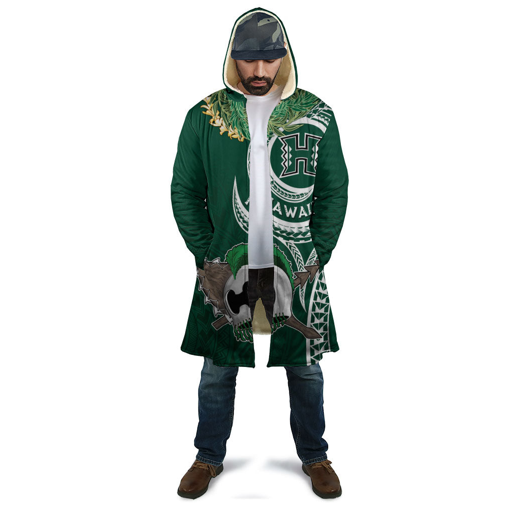 Hawaii Rainbow Warriors Alumni Personalized Cloak Ti Maile Lei - Glory For The Warriors