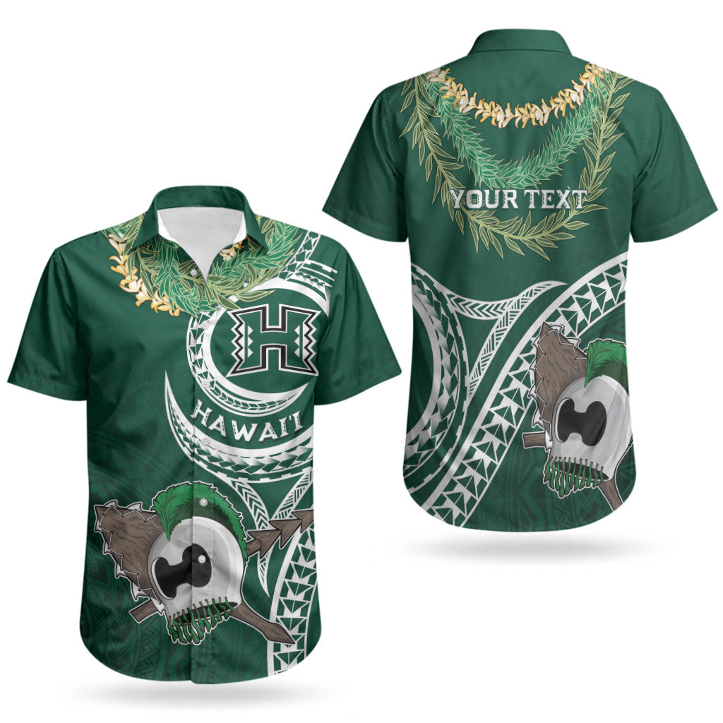 Hawaii Rainbow Warriors Alumni Personalized Couples Matching Summer Maxi Dress and Hawaiian Shirt Ti Maile Lei - Glory For The Warriors