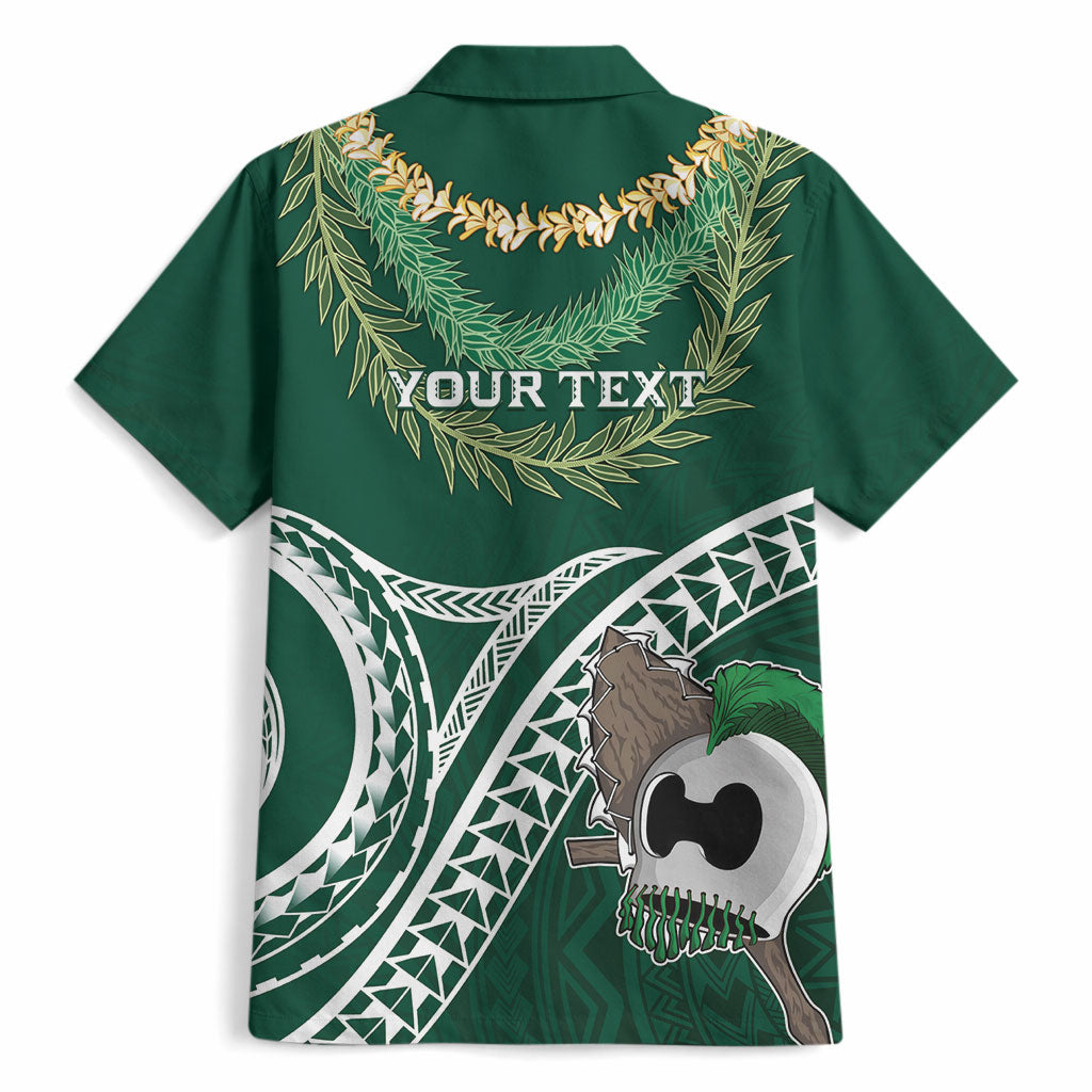 Hawaii Rainbow Warriors Alumni Personalized Hawaiian Shirt Ti Maile Lei - Glory For The Warriors