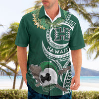 Hawaii Rainbow Warriors Alumni Personalized Hawaiian Shirt Ti Maile Lei - Glory For The Warriors