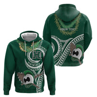 Hawaii Rainbow Warriors Alumni Personalized Hoodie Ti Maile Lei - Glory For The Warriors