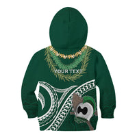 Hawaii Rainbow Warriors Alumni Personalized Kid Hoodie Ti Maile Lei - Glory For The Warriors